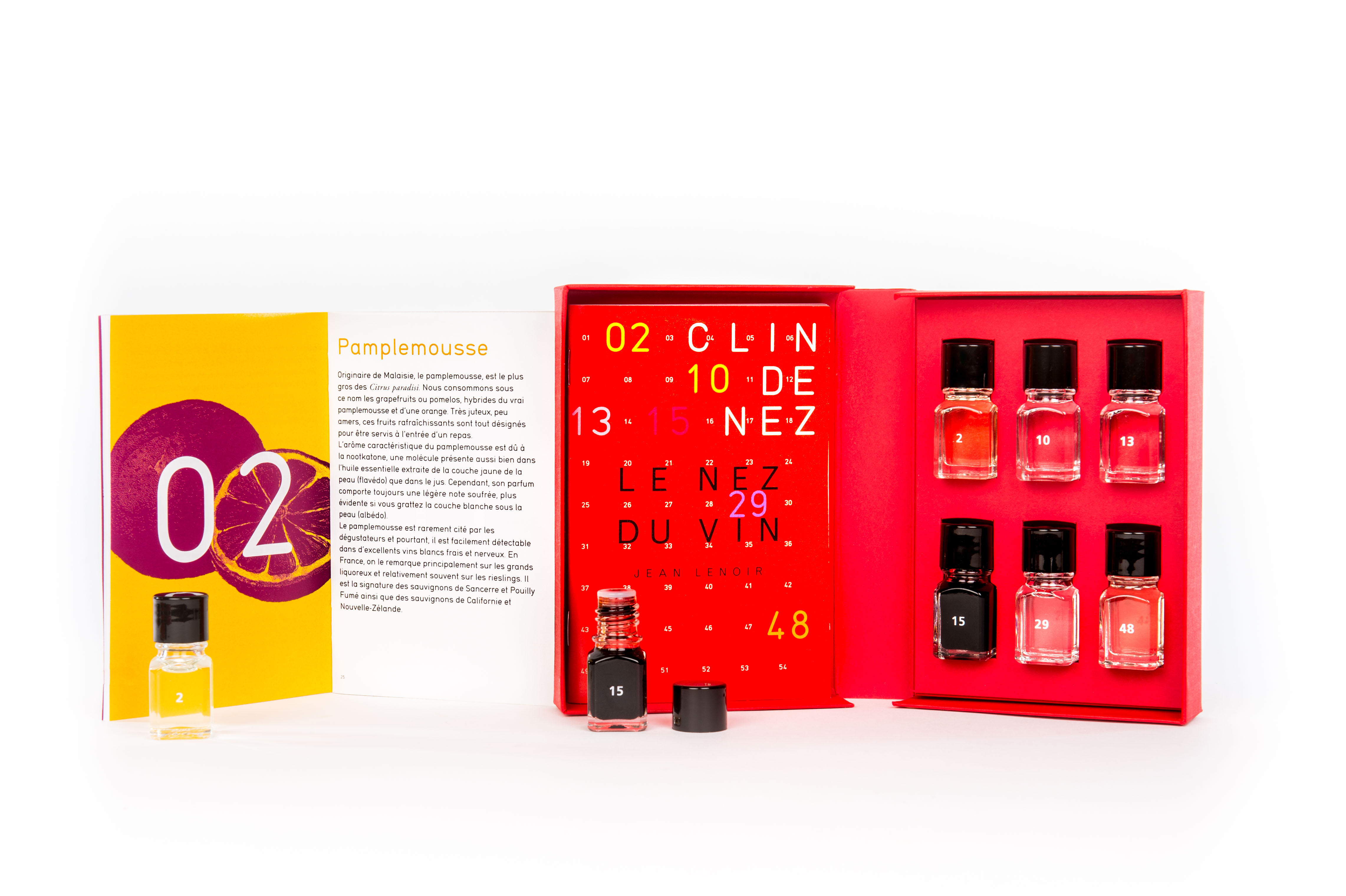 Livre-Coffret Le Nez du Vin 6 arômes