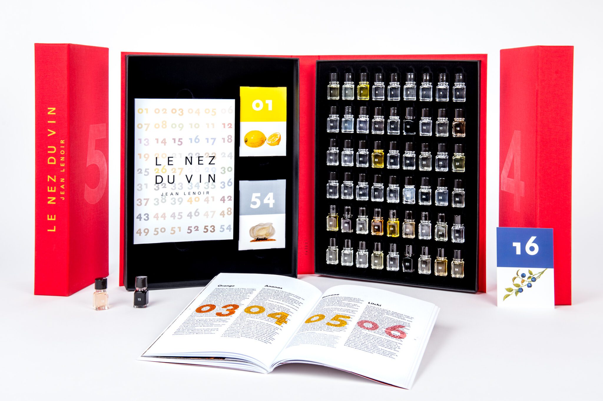 Lot Kits Arômes Jean Lenoir Le Nez Du Vin - 49 Arômes - Occasion